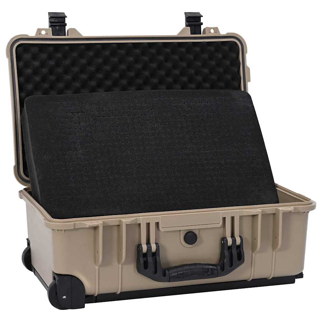 Hard Case Sand 56 x 35 x 23 cm Polypropylene and ABS