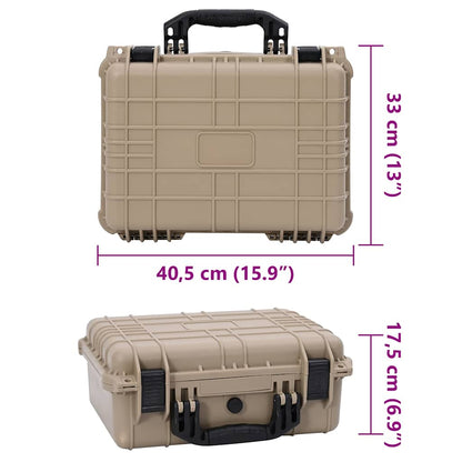 Hard Case Sand 40.5 x 33 x 17.5 cm Polypropylene and ABS