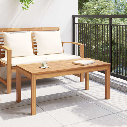 Table Brown 95 x 45 x 40 cm Solid Teak Wood