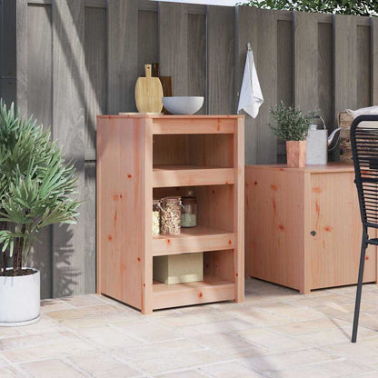 Kitchen Cabinet with Shelf MEPPEL Brown Oak 55 x 55 x 92 cm