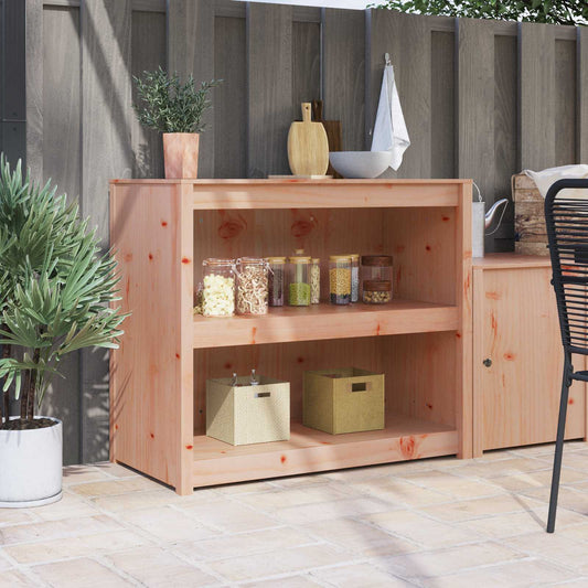 Kitchen Cabinet with Shelf MEPPEL Brown Oak 106 x 55 x 92 cm
