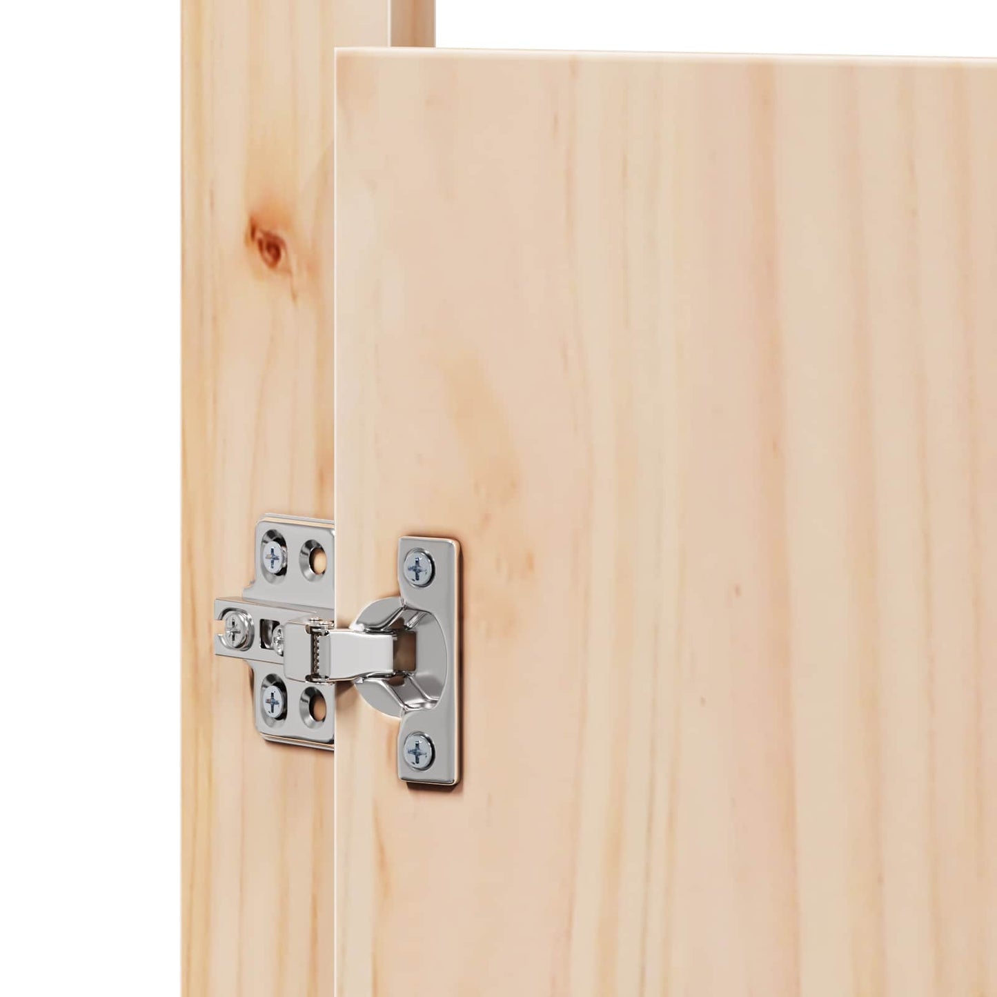Kitchen Door MEPPEL 2 pcs Cream 50 x 9 x 82 cm Solid Pine wood