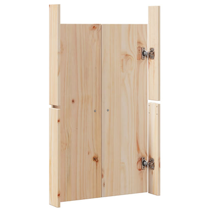 Kitchen Door MEPPEL 2 pcs Cream 50 x 9 x 82 cm Solid Pine wood