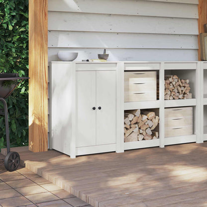 Kitchen Door MEPPEL White 50 x 9 x 82 cm Solid Pine wood