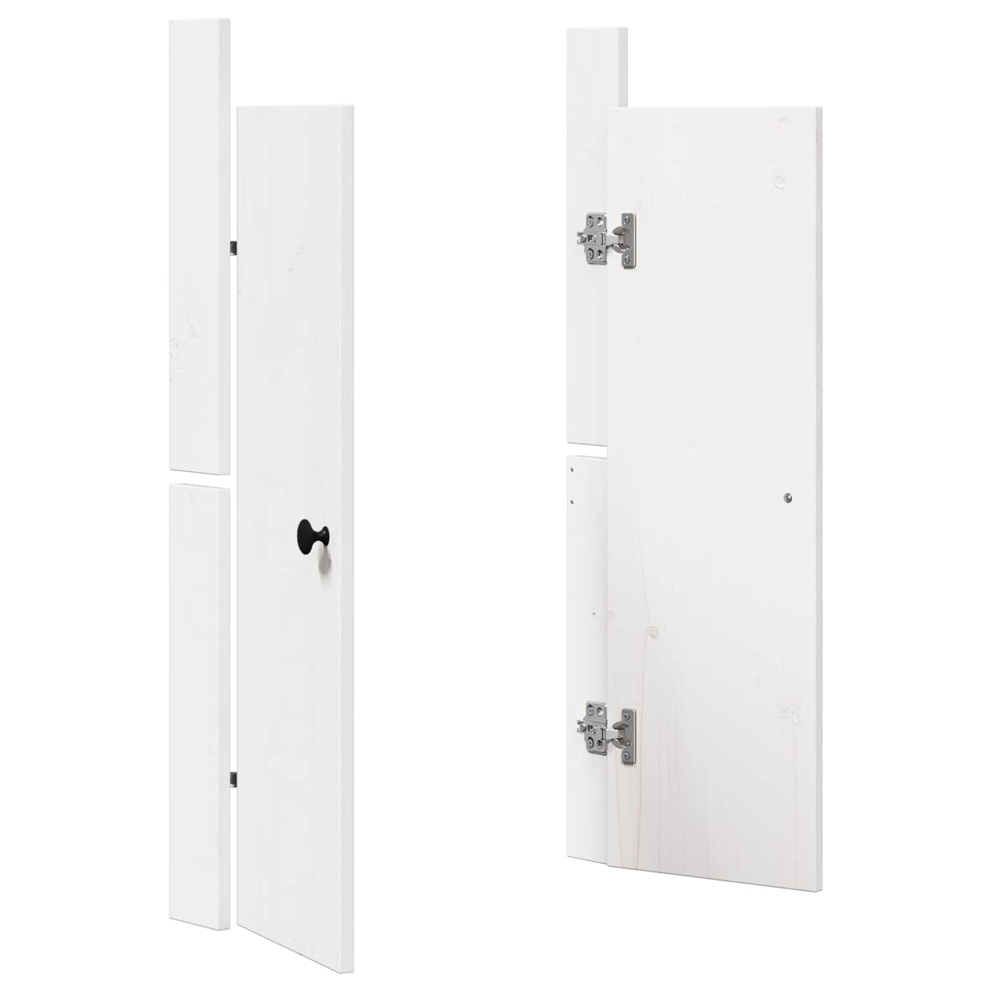 Kitchen Door MEPPEL White 50 x 9 x 82 cm Solid Pine wood