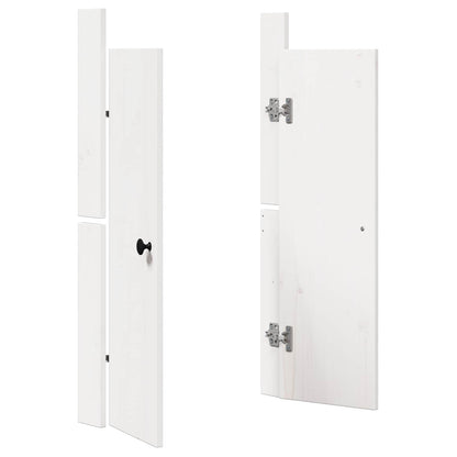 Kitchen Door MEPPEL White 50 x 9 x 82 cm Solid Pine wood