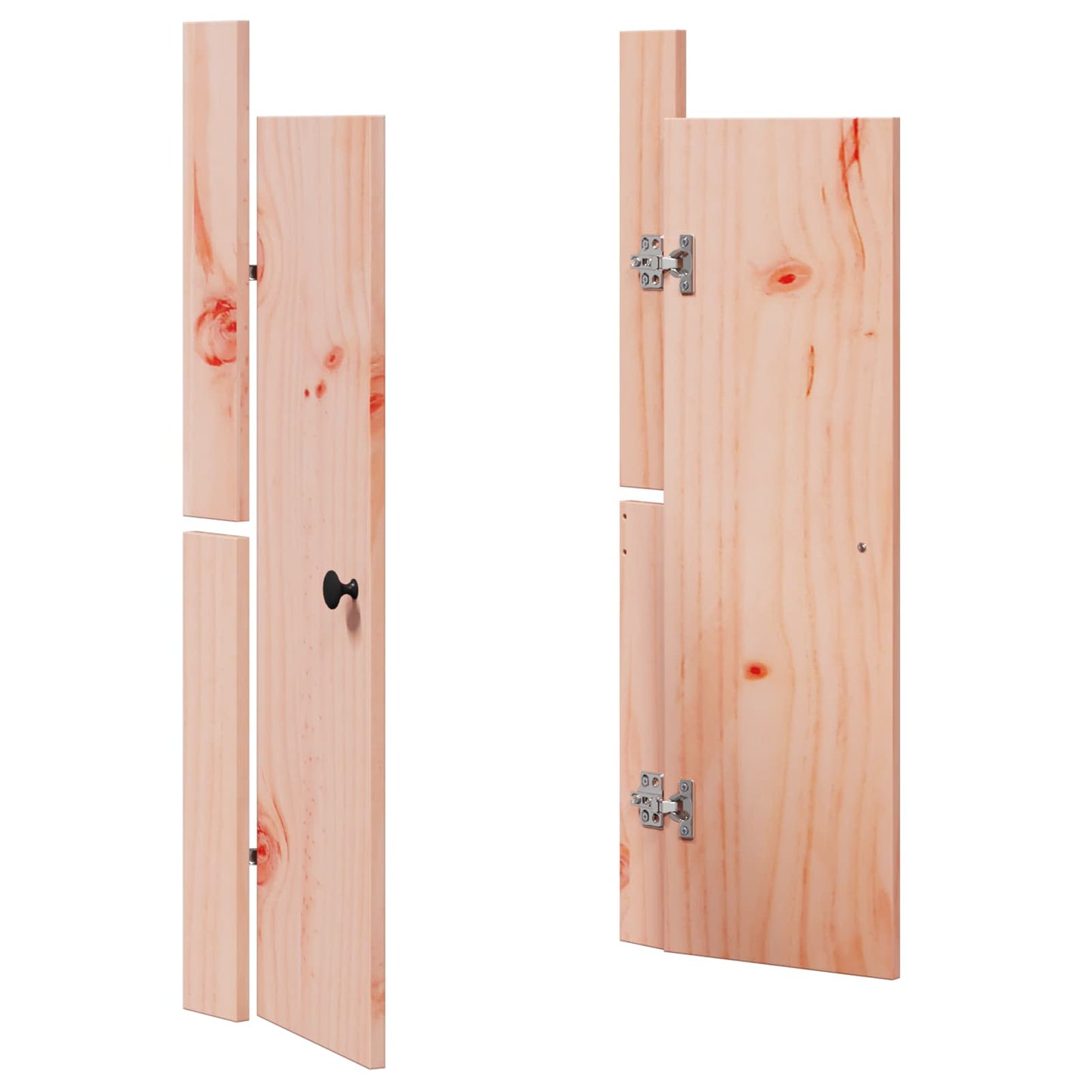 Kitchen Door MEPPEL 2 pcs Brown 50 x 9 x 82 cm