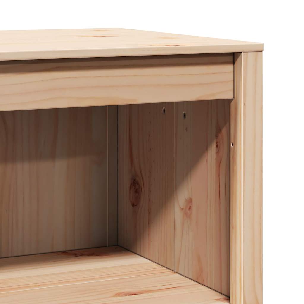 Kitchen Cabinet Brown Oak 106 x 55 x 92 cm Solid Pine Wood