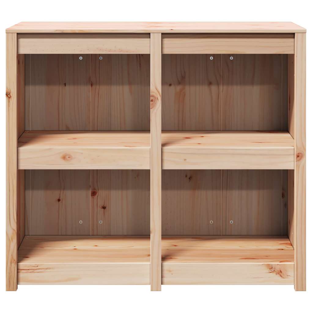 Kitchen Cabinet Brown Oak 106 x 55 x 92 cm Solid Pine Wood