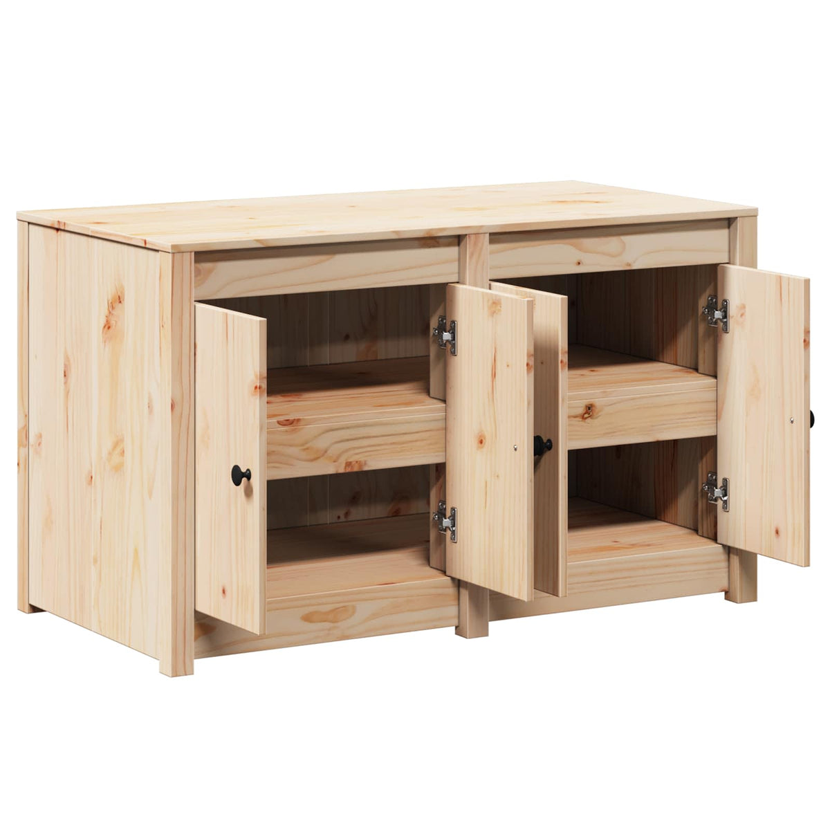 Kitchen Cabinet with Shelf MEPPEL Brown Oak 106 x 55 x 64 cm