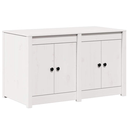 Kitchen Cabinet MEPPEL White 106 x 55 x 64 cm Solid Pine wood