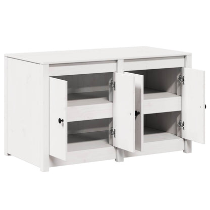 Kitchen Cabinet MEPPEL White 106 x 55 x 64 cm Solid Pine wood