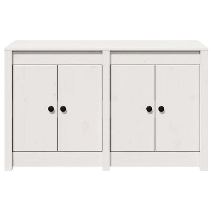 Kitchen Cabinet MEPPEL White 106 x 55 x 64 cm Solid Pine wood