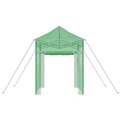 Greenhouse with Pop-up Frame Green 200 x 200 x 300 cm Iron