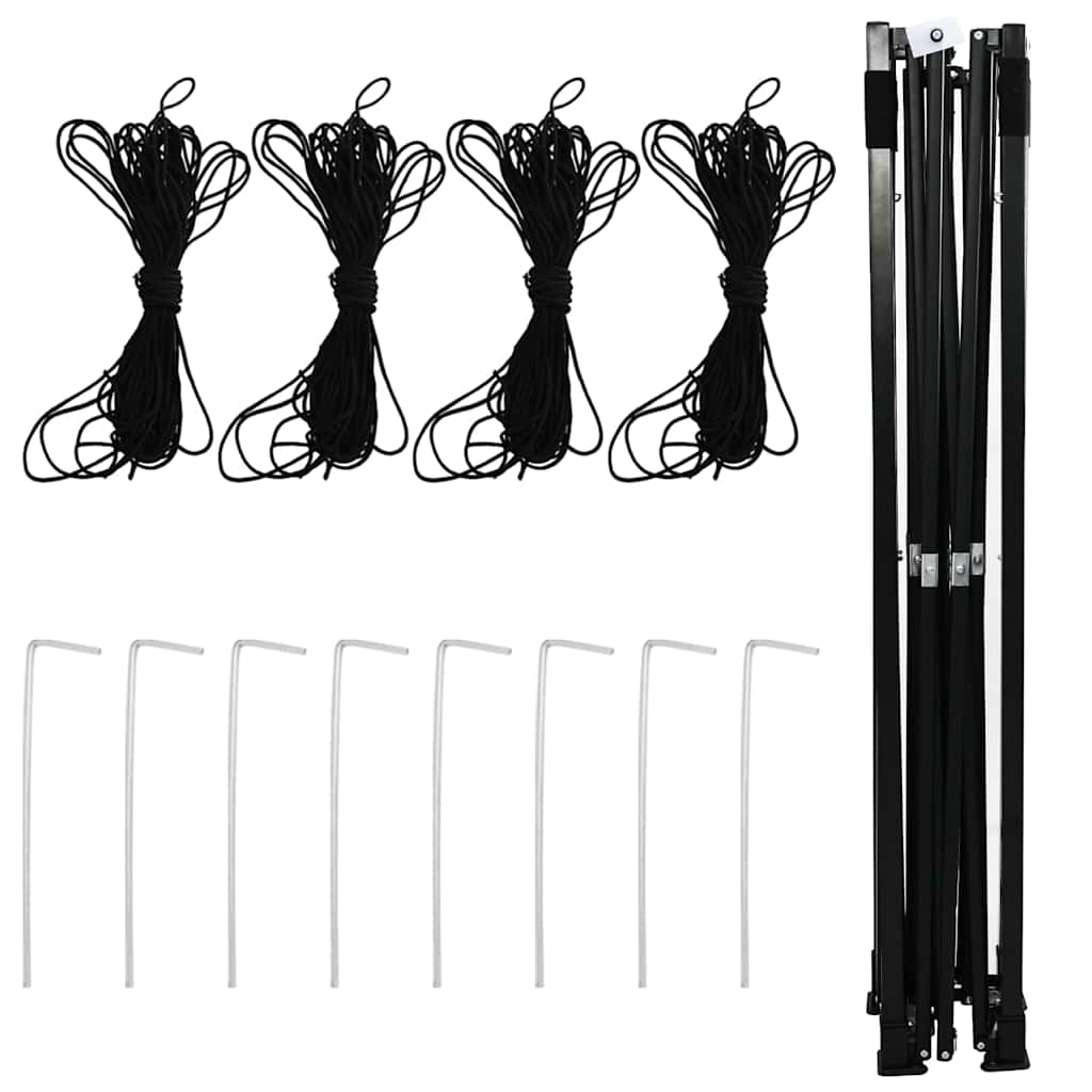 Greenhouse with Pop-up Frame Green 290 x 290 x 315 cm Iron