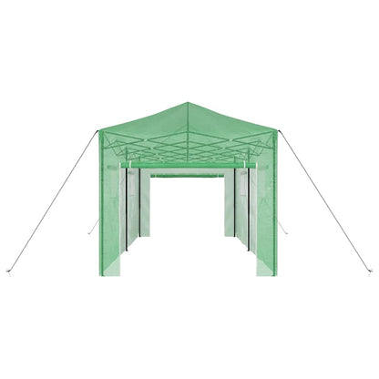 Greenhouse with Pop-up Frame Green 290 x 580 x 315 cm Iron