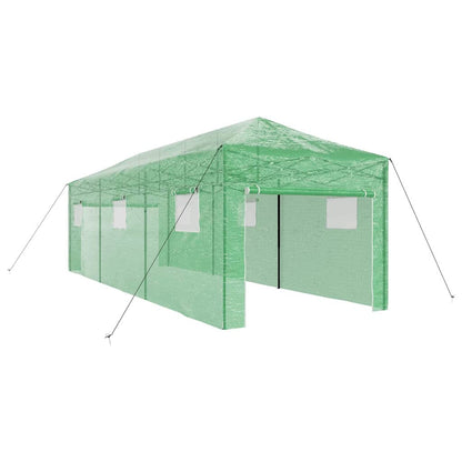 Greenhouse with Pop-up Frame Green 290 x 870 x 315 cm Iron