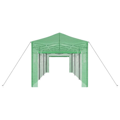 Greenhouse with Pop-up Frame Green 290 x 870 x 315 cm Iron