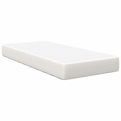Bed Mattress with Mattress Cream 80 x 200 cm Fabric
