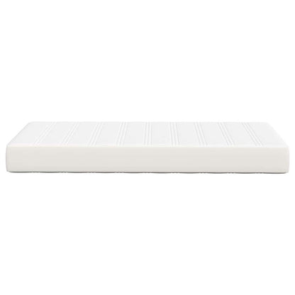 Bed Mattress with Mattress Cream 80 x 200 cm Fabric