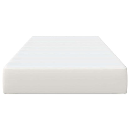 Bed Mattress with Mattress Cream 80 x 200 cm Fabric