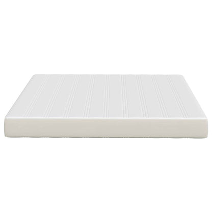 Bed Mattress with Mattress Cream 180 x 200 cm Fabric