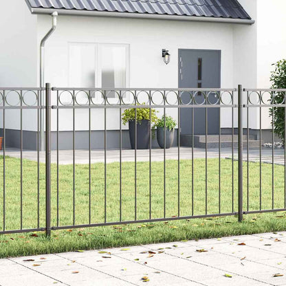 Fence Element ASSEN Grey 170 x 130 cm Steel