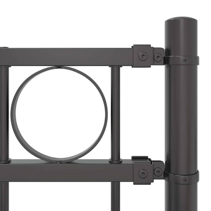 Fence Element ASSEN Grey 170 x 150 cm Steel
