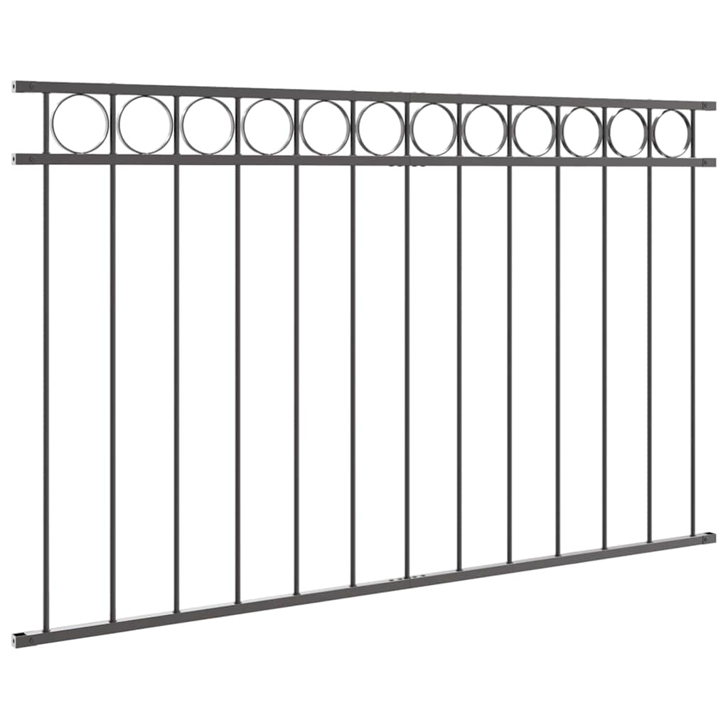 Fence Element ASSEN 170 x 80 cm Steel Grey
