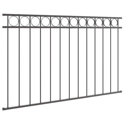 Fence Element ASSEN 170 x 80 cm Steel Grey
