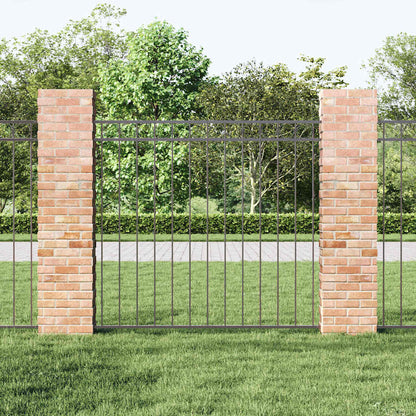 Fence Element ASSEN Grey 170 x 150 cm Steel