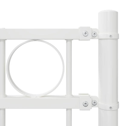 Fence Element ASSEN White 170 x 170 cm Steel