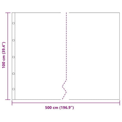 Root Barrier Black 1 x 5 m Polyethylene