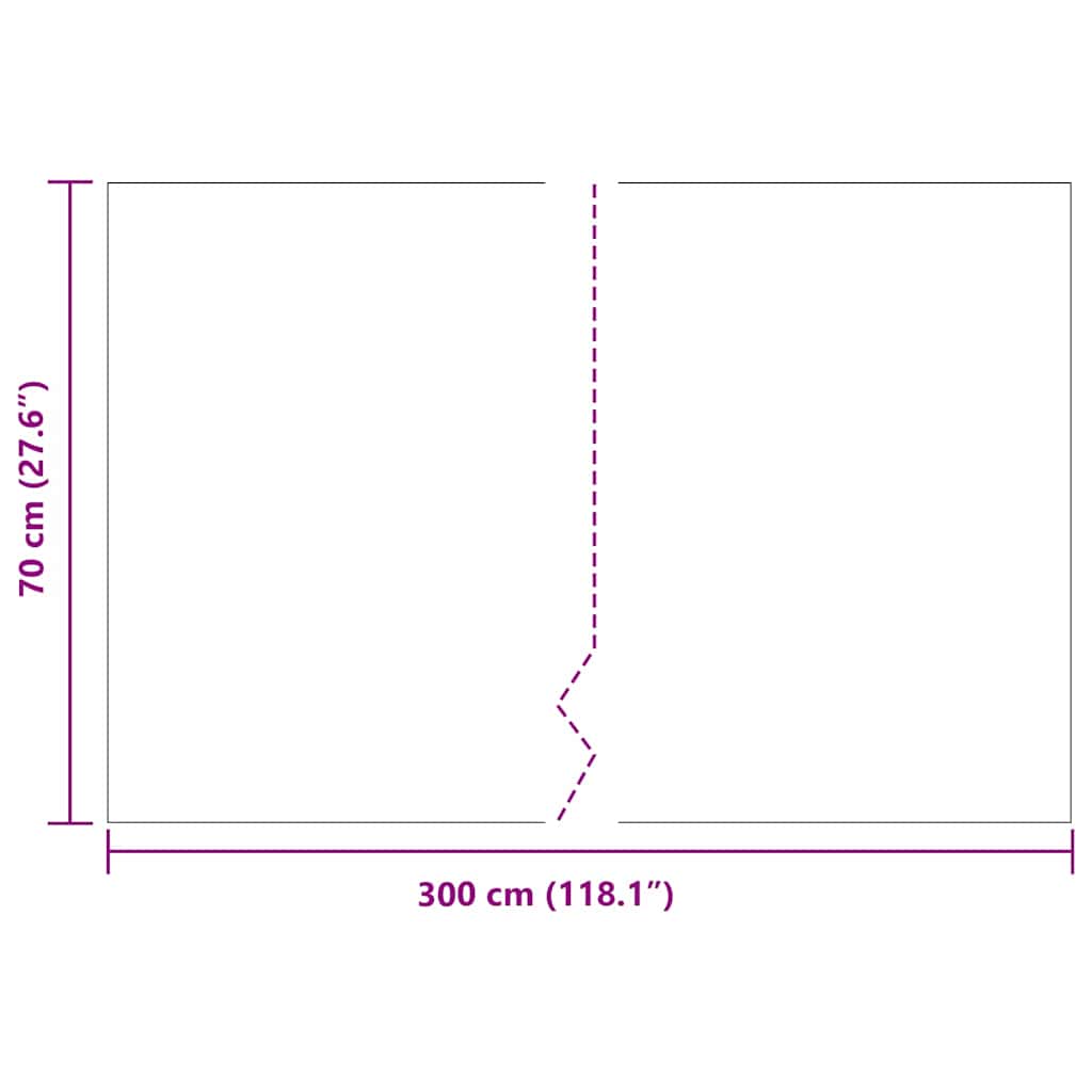 Root Barrier Black 0.7 x 3 m Polyethylene