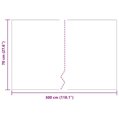 Root Barrier Black 0.7 x 3 m Polyethylene
