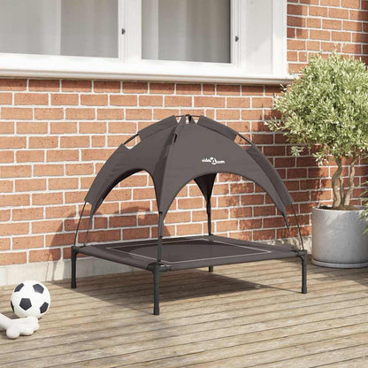 Dog Bed Folding Manual Brown 71 x 64 x 71 cm Steel