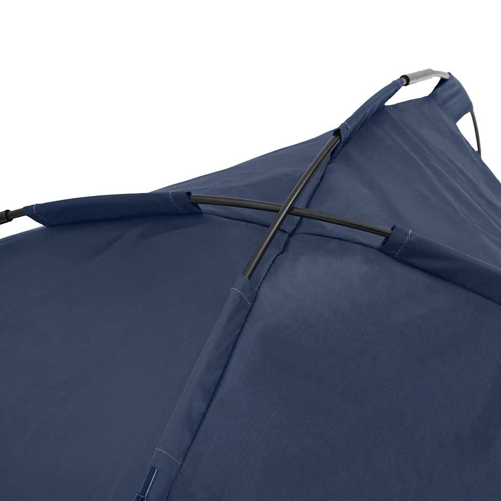 Dog Bed Folding Manual Navy Blue 104 x 86 x 84.5 cm Steel