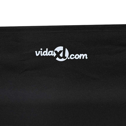 Dog Bed Folding Manual Black 75 x 75 x 30 cm Steel