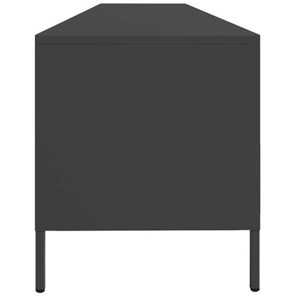 TV Cabinet Black 202x39x43,5 cm Cold-rolled Steel