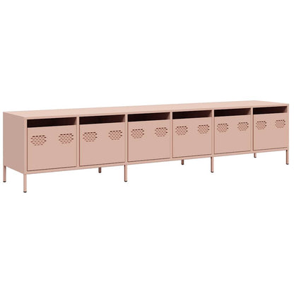 TV Cabinet Pink 202x39x43,5 cm Cold-rolled Steel