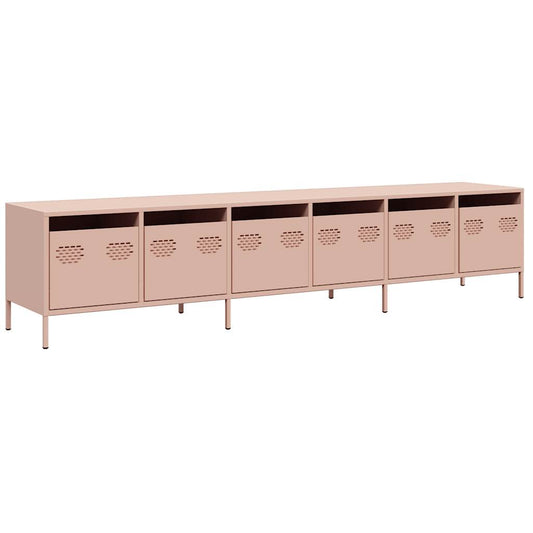 TV Cabinet Pink 202x39x43,5 cm Cold-rolled Steel