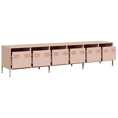 TV Cabinet Pink 202x39x43,5 cm Cold-rolled Steel