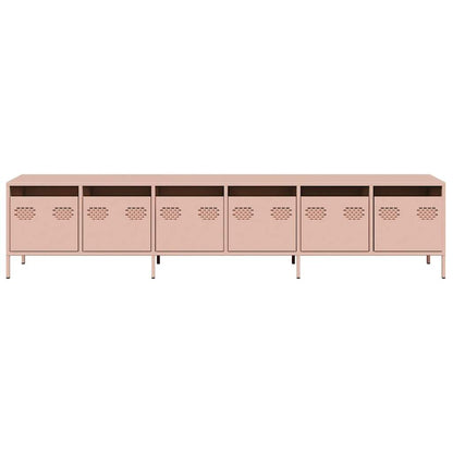 TV Cabinet Pink 202x39x43,5 cm Cold-rolled Steel