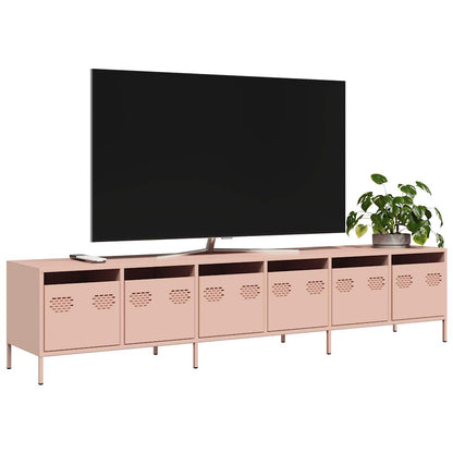 TV Cabinet Pink 202x39x43,5 cm Cold-rolled Steel