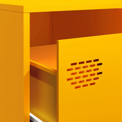 TV Cabinet Mustard Yellow 202x39x43,5 cm Cold-rolled Steel