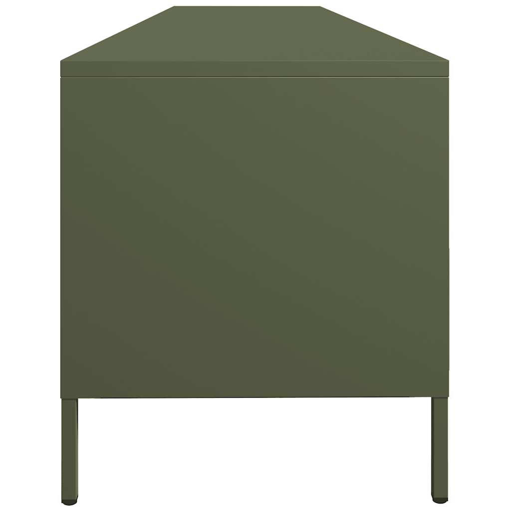 TV Cabinet Olive Green 202x39x43,5 cm Cold-rolled Steel