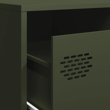 TV Cabinet Olive Green 202x39x43,5 cm Cold-rolled Steel