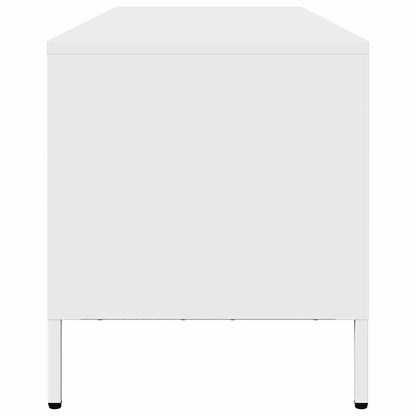 TV Cabinet White 202x39x43,5 cm Cold-rolled Steel