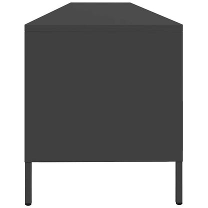 TV Cabinet Black 202x39x43,5 cm Cold-rolled Steel