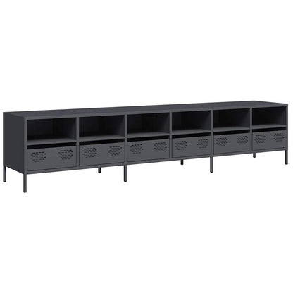 TV Cabinet Anthracite 202x39x43,5 cm Cold-rolled Steel